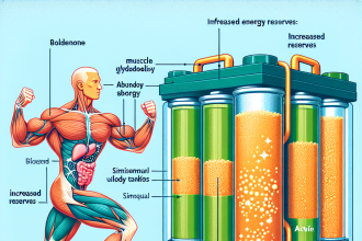 Boldénone et effet sur la glycogénolyse musculaire : Augmentation des réserves énergétiques
