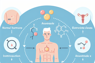 Comment l'Anastrozole affecte les niveaux d'œstrogènes chez les hommes