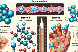Comparaison avec d'autres stéroïdes provoquant des œdèmes.