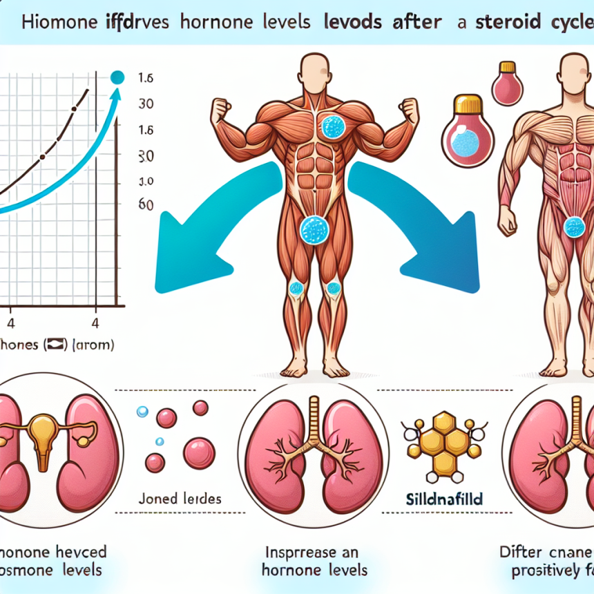 Comment le sildénafil améliore les niveaux hormonaux après une cure de stéroïdes