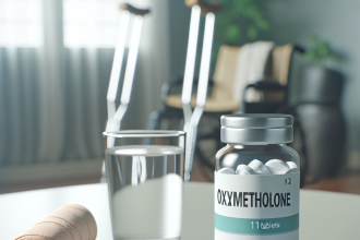 Comprimés d'oxymétholone en rééducation après une blessure