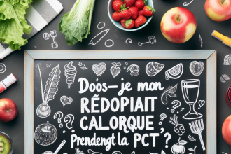 Dois-je réduire mon apport calorique pendant la PCT ?