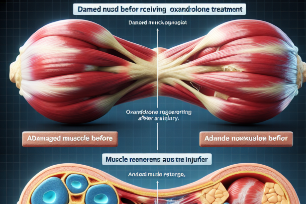 Effet de l'oxandrolone sur la régénération musculaire après une blessure