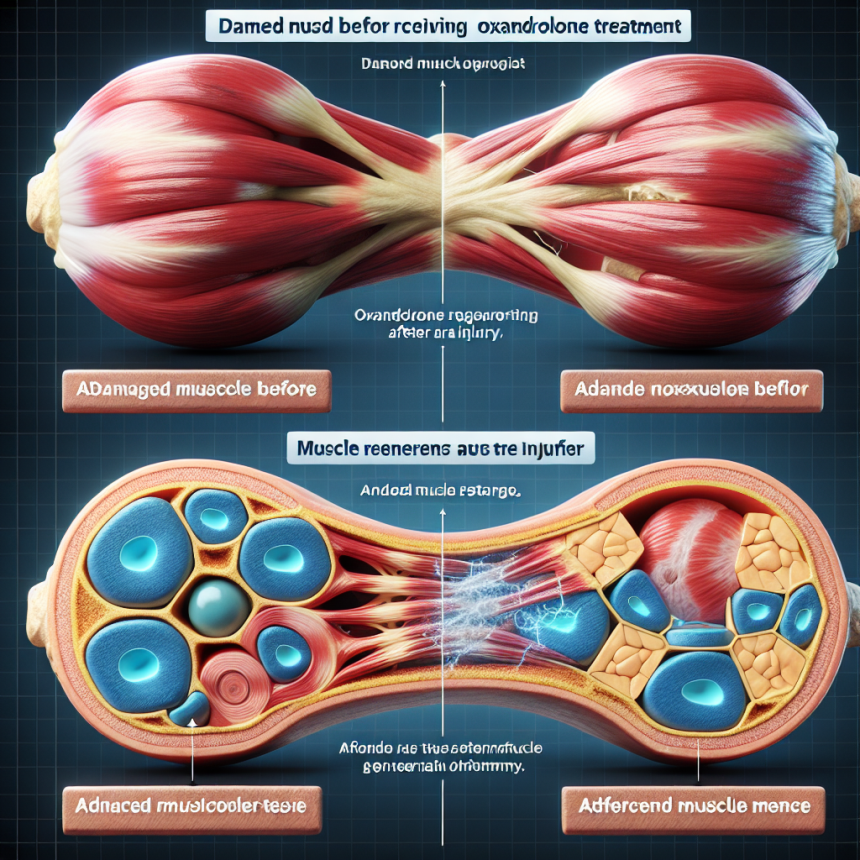 Effet de l'oxandrolone sur la régénération musculaire après une blessure