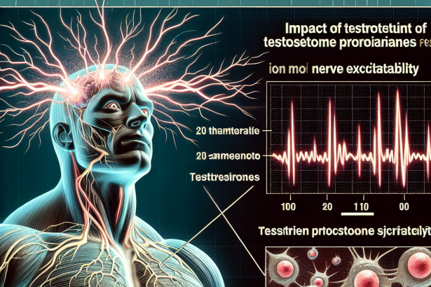 Effet du propionate de testostérone sur l'excitabilité nerveuse