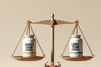 Efficacité égale des stéroïdes à court et à long terme dans une cure de masse