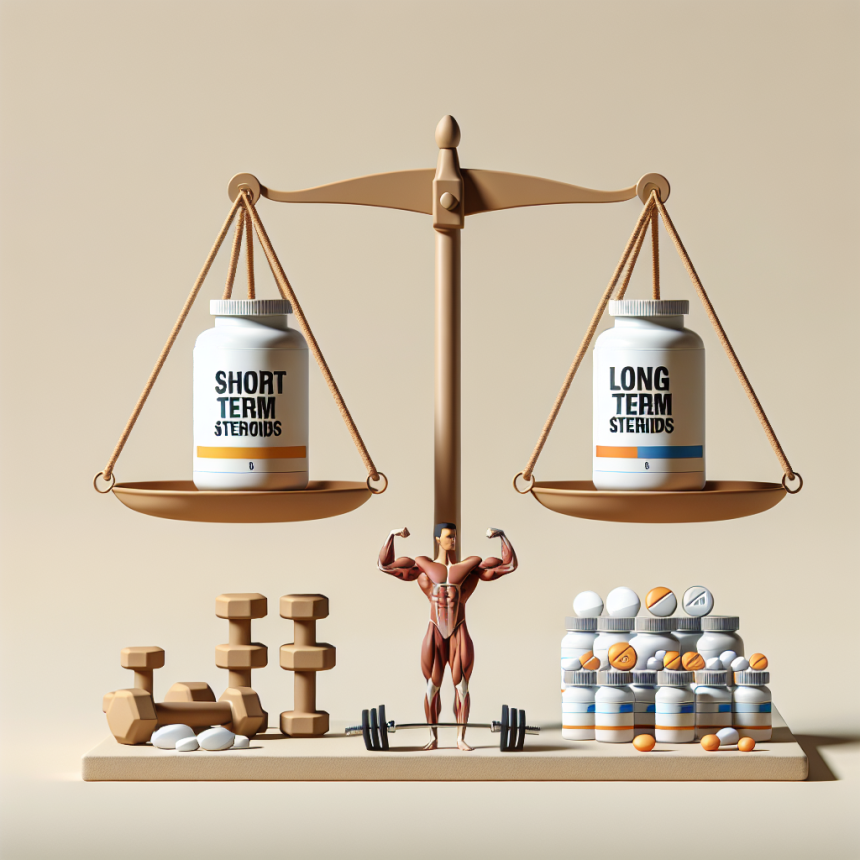 Efficacité égale des stéroïdes à court et à long terme dans une cure de masse