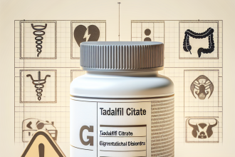 Le tadalafil citrate (Cialis générique) et les risques de troubles gastro-intestinaux