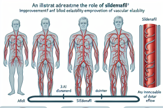 Sildénafil et son rôle : amélioration de l'élasticité vasculaire