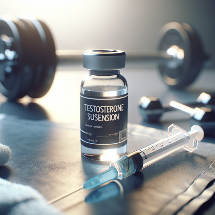 Utilisation de la suspension de testostérone (aqueuse) avant l'entraînement