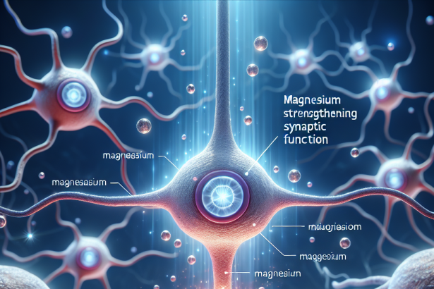 L'effet du magnésium sur l'amélioration de la fonction synaptique