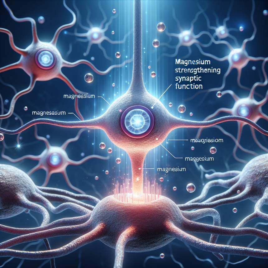 L'effet du magnésium sur l'amélioration de la fonction synaptique