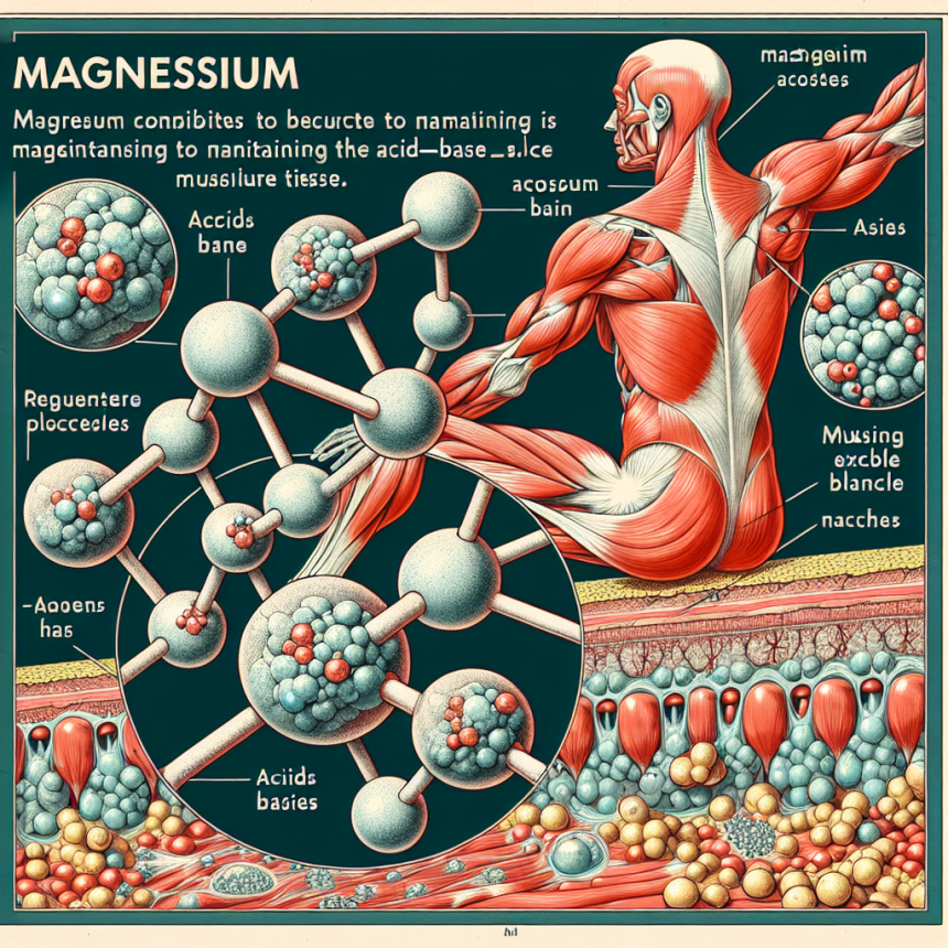 Le magnésium et son rôle dans le maintien de l'équilibre acido-basique dans les muscles