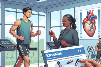 Utilisation de l'ézétimibe pour améliorer le tonus vasculaire chez les sportifs