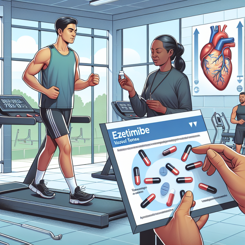 Utilisation de l'ézétimibe pour améliorer le tonus vasculaire chez les sportifs