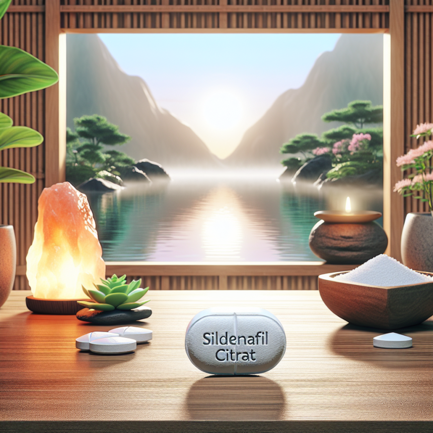 Utilisation du citrate de sildénafil pour réduire le stress